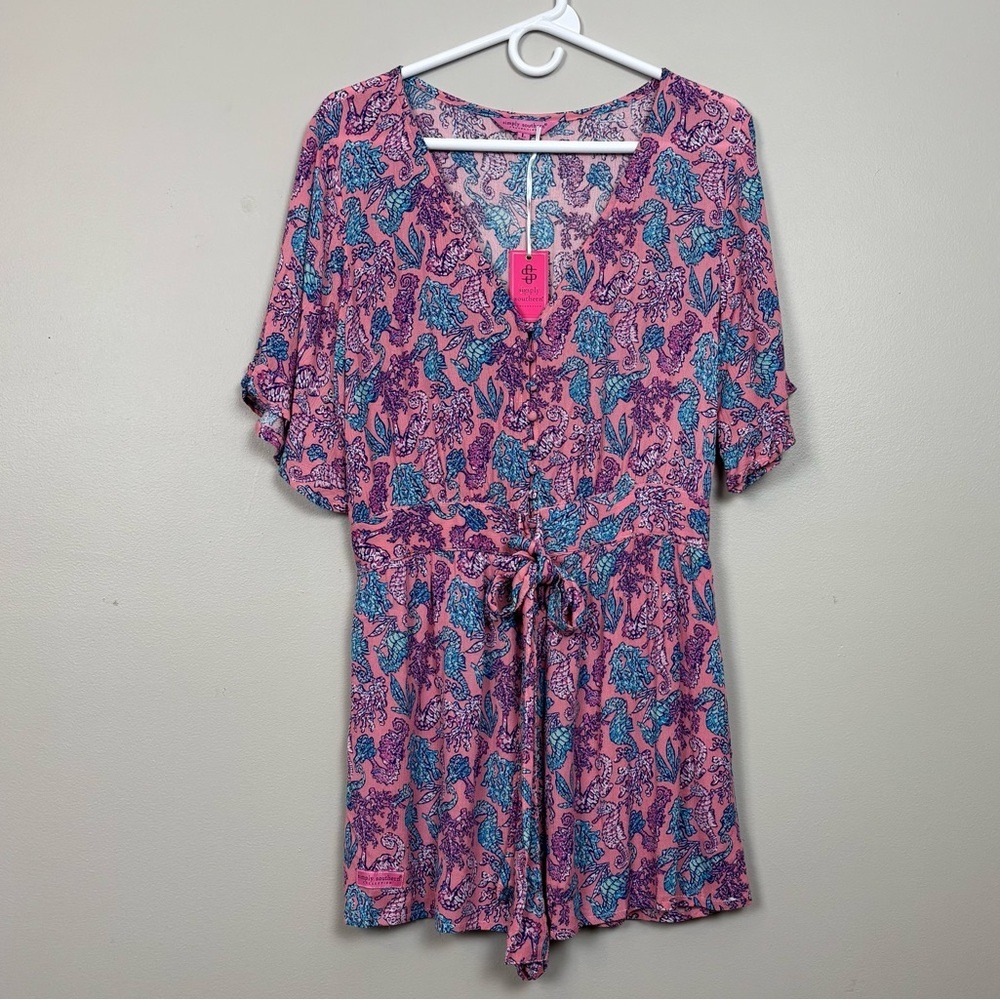 Simply‎ Southern Roper Large Pink Seahorse 100% Cotton